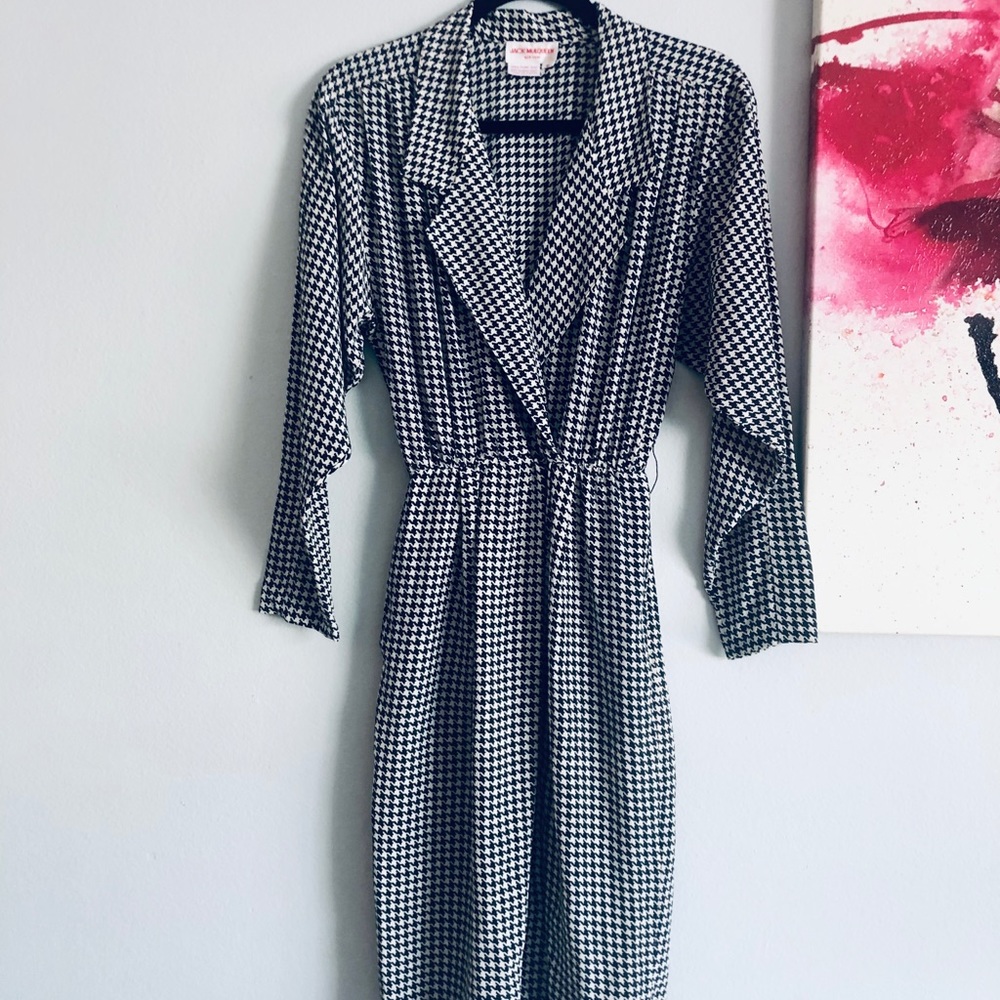 Vintage Jack Mulqueen Silk Dress